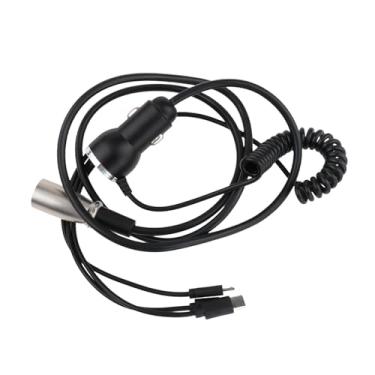 Imagem de oshhni Cabo adaptador de carregamento rápido XLR de 3 pinos para USB, construção metálica leve e estável para motor elétrico de carro pequeno, plugue de, Multi Interface