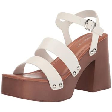 Imagem de Madden Girl Sandália feminina de salto Greenvil, Paris branca, 39