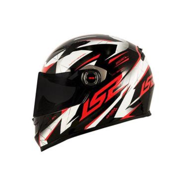 Imagem de Capacete LS2 FF358 Draze Preto e Vermelho