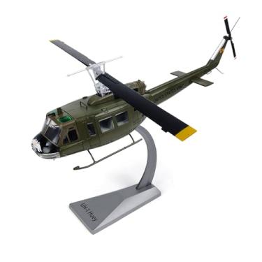 Imagem de NATEFEMIN 1:48 US Army UH-1 Iroquois Huey Helicopter Model Simulation Aircraft Aviation Aircraft Kits for Collection and Gift