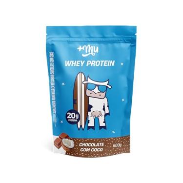 Imagem de +Mu Refil Whey Concentrado Sabor Chocolate c/Coco 20g Proteína - 900g