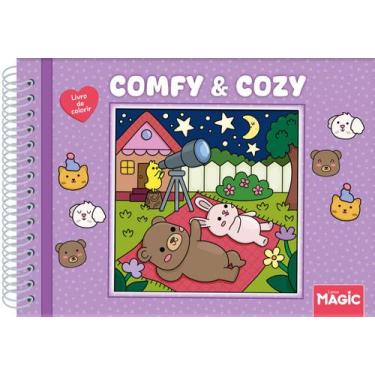 Imagem de Livro - Comfy and Cozy Purple - Livro de Colorir