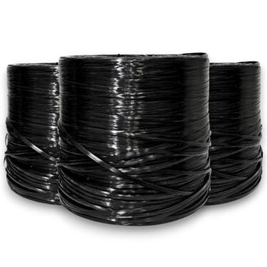 Imagem de 3 Unidades Fitilho Para Amarração E Condução Preto 2200m N2 Anti Uv - 