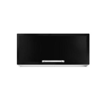 Imagem de Armário Aéreo Itatiaia Tarsila - 1 Porta Horizontal - Preto