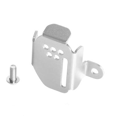 Imagem de Tampa do reservatório do tanque de fluido de freio traseiro Monkey compatível com Monkey 125 DAX 125 ST125 2018-2024 Acessórios de motocicleta Protetor de tanque de freio (prata)