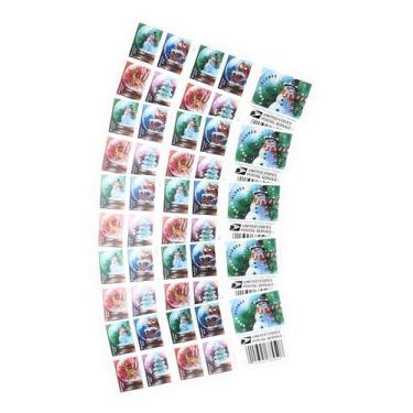 Imagem de Livreto Snow Globes Stamps United States Postal Service 2023