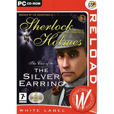 Imagem de Brinco de prata Sherlock Holmes