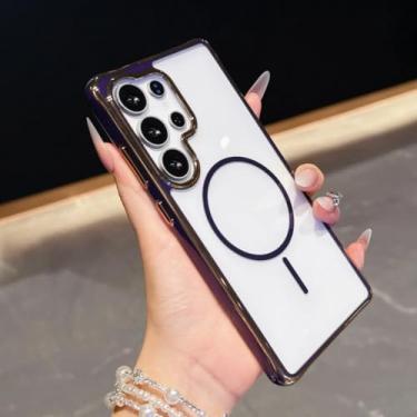 Imagem de Capa magnética dupla colorida para Samsung Galaxy S25 Ultra S24 S23 Fe Plus A15 A16 A35 A36 A55 A56 5g (para Galaxy A56 5G/anyezi)