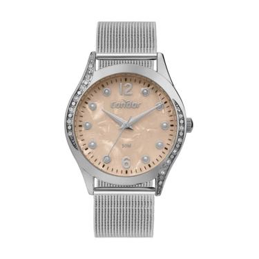 Imagem de Relógio Condor Feminino Ref: Co2035nsv/4j Casual Mesh Prateado