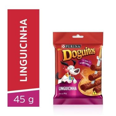 Imagem de Petisco Doguitos Linguicinha Cães Adultos e Filhotes 45g
