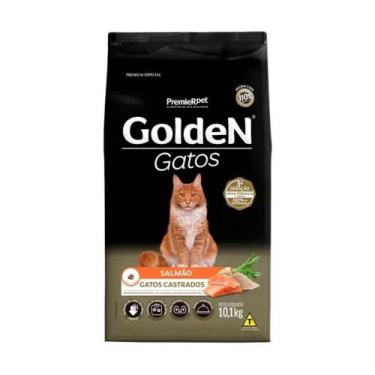 Imagem de Ração pra Gatos Castrados Golden sabor Salmão 10.1kg