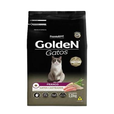 Imagem de Ração pra Gatos Adultos Castrados Golden Frango 1kg