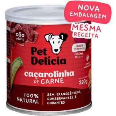 Imagem de Ração Úmida Pet Delícia Natural Caçarolinha de Carne 320g