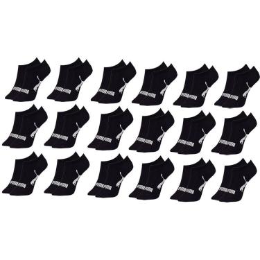 Imagem de Kit 18 Pares de Meias Puma Sapatilha Esportiva Feminina