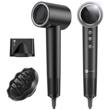 Imagem de Secador de Cabelo Profissional slopehill 160.000 RPM 0,8lb Ultraleve, Tecnologia de 6 Bilhões de Íons para Redução de 98% do Frizz