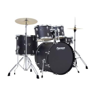 Imagem de Bateria Acústica Premium Max PM22 Tobacco com Bumbo 22"