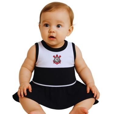 Imagem de Vestido Corinthians Bebê Infantil Regata Oficial