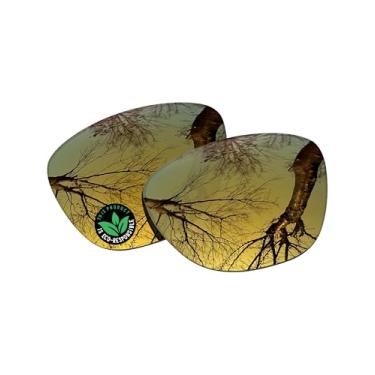 Imagem de Raydi Lentes de reposição de policarbonato para óculos de sol RayBan RW4014 Skyler (Gen 2) 52 mm - Flare Gold Mirror - Polarizadas