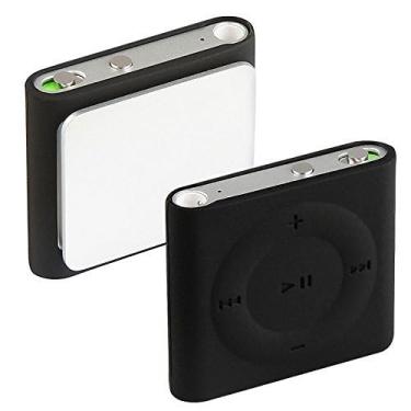 Imagem de Capa protetora de silicone macio para iPod Shuffle 4ª geração 4G 6ª 7ª geração (preto)