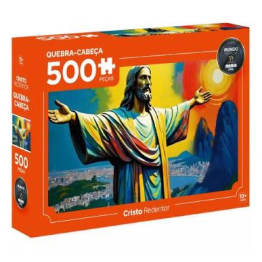 Imagem de Quebra cabeça Cristo Redentor-500 peças - TCS