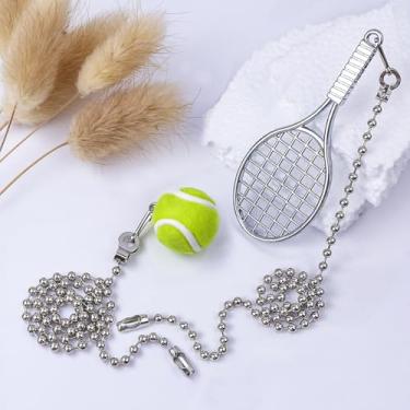 Imagem de 2 peças de corrente para ventilador de teto de tênis, extensão decorativa de 35,5 cm, extensor de corrente leve divertido com acessórios de conector para decoração de casa