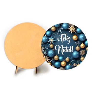 Imagem de Painel Sublimado 50cm C Elastico Natal + Suporte MDF (NAT112)