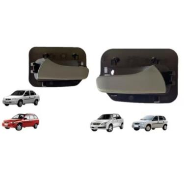 Imagem de Par Maçanetas internas TRASEIRAS Corsa 95 a 2002 Corsa Classic Todos C