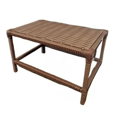 Imagem de Mesa De Centro Para Sala,Mesa Mesinha De Centro em fibra sintética Retangular