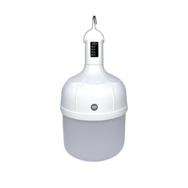 Imagem de Genérico Lâmpada LED RGB, Luz de Emergência Recarregável, Branco, Plástico, Controle Remoto, Moderno, 5W, Iluminação Ambiente, Bateria USB, 2 Unidades