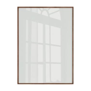 Imagem de Porta-Retratos Magnéticos Quadro Moldura 50x70 Caixa Alta Grande Com Vidro ou Acetato Certificado Caixa Alta Esteticamente Agradável Altamente Decorativo(Tabaco,Vidro)