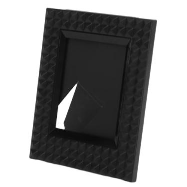 Imagem de Mini porta-retrato de 7,6 cm, suporte decorativo de mesa para fotos mini 12/11/9/8/7, moldura de exibição para mesa, prateleira, casa, decoração de escritório, preto