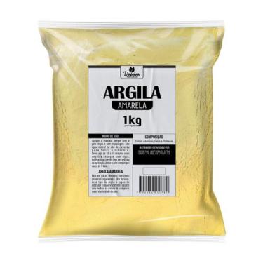 Imagem de Argila Amarela 1KG para skin care Máscara facial - Daseiva