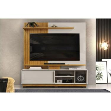 Imagem de Home P/ Tv Até 55 Pol Atenas C/ 1 Porta 184x150cm Cedro/bali - Dj Móveis
