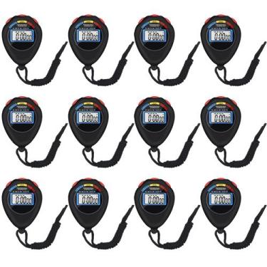 Imagem de Timer Pgzsy, pacote com 12 cronômetros digitais, alarme esportivo