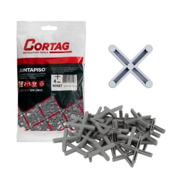 Imagem de Espaçador Nivelador Juntapiso Para Piso 4,0 mm 100pçs Cortag