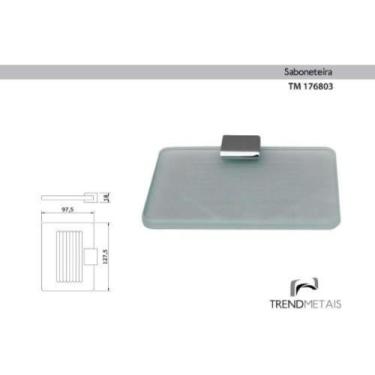 Imagem de Saboneteira Slim Trend Metais Tm 176803 - Kazalinda
