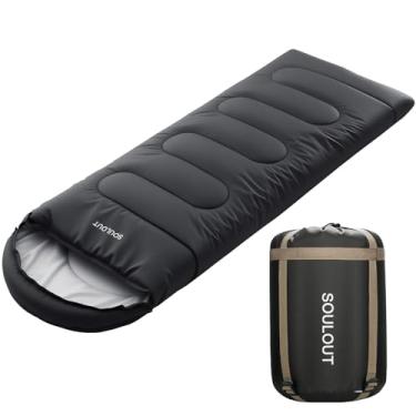 Imagem de Saco de dormir de 3 a 4 estações para adultos e crianças, leve, quente, frio, acampamento, saco de compressão à prova d'água – Portátil para caminhadas, mochilões, viagens e aventuras ao ar livre