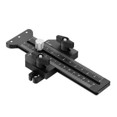 Imagem de Guia de gabarito de serra de mesa de rolamento de rolo unidirecional de segurança Thin Rip Jigs para cortes repetitivos de tiras estreitas, serve para slot T de 0,9 cm x 3/10.2 cm e ranhura U