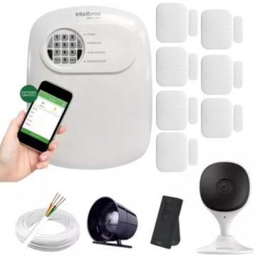 Imagem de Sistema De Segurança Alarme C/ 7 Sensores E Câmera Wifi - INTELBRAS