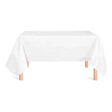 Imagem de Toalha De Mesa Retangular 6 Lugares Tecido Oxford C/Bainha(BRANCO)
