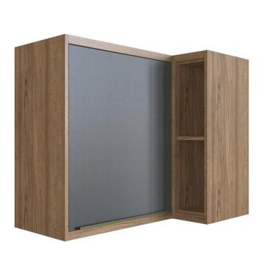 Imagem de Armário Aéreo de Canto Reto de Cozinha Herval Ten, 100% MDF 1 Porta 92