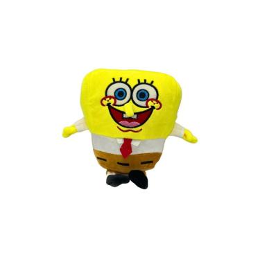 Imagem de Brinquedo De Pelúcia Bob Esponja Desenho Infantil 25Cm