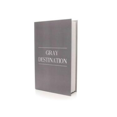 Imagem de Livro Decorativo de Papel "Gray Destination Cinza" 27x17x5 Cm - D'Ross