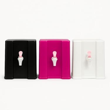 Imagem de Suporte De Galão De Água 10L E 20L Com Torneira Plástica Reforçada Bancada Cozinha Prático E Versátil Econômico(Rosa)