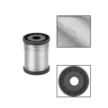 Imagem de Arame De Aco Liso Galvanizado 50 Metros 1,5mm 670g