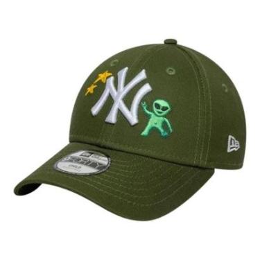 Imagem de Boné New Era 940 New York Yankees Space Icon Verde Infantil-Unissex