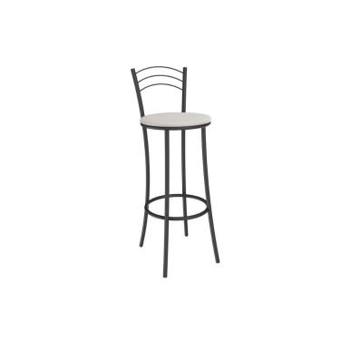 Imagem de Banqueta Sala De Jantar Petra 1b700prf Aço 1 Un Preto-ano Branco - Kappesberg