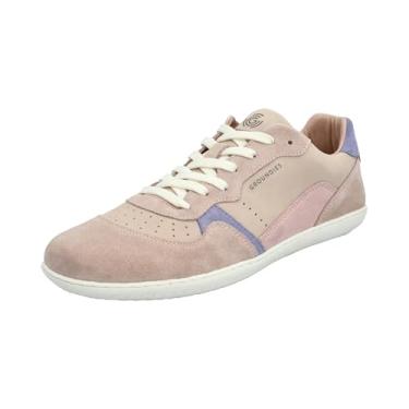 Imagem de GROUNDIES Nova GO1 Tênis feminino descalço – tênis versátil para mulheres com bico largo, forro e palmilha de microfibra e sola flexível, Rosa/orquídea, 35