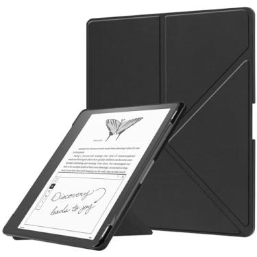 Imagem de Akacy Capa com padrão pintado para o novo Kindle Scribe de 10,2 polegadas - Capa leve de couro PU com hibernar/despertar automático para Kindle Scribe 10,2 polegadas 2022 e 2024 E-Reader (1)