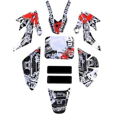 Imagem de Xufxumer Kit de carenagem de adesivo gráfico decalque para bicicleta suja CRF50 Pit PRO